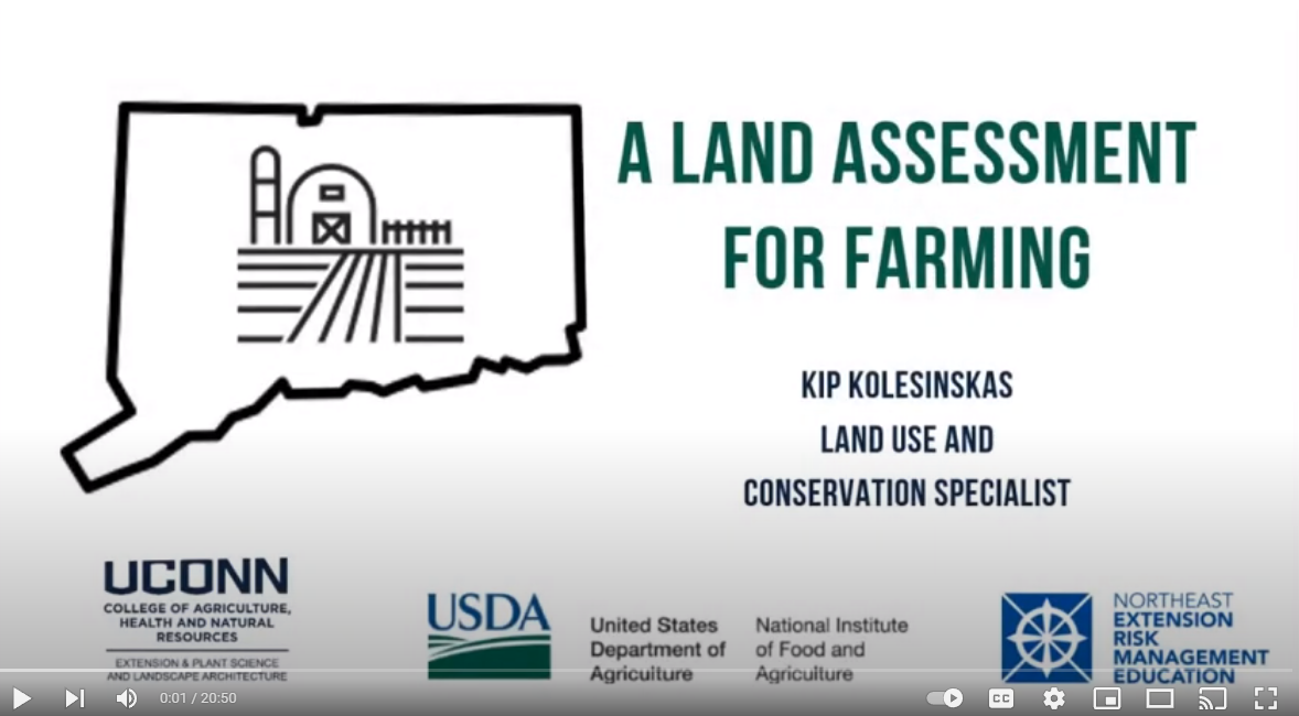 a land assessment for farming